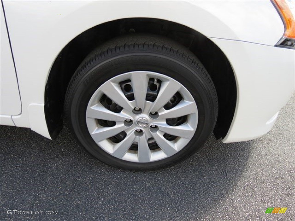 2014 Sentra SL - Aspen White / Charcoal photo #10