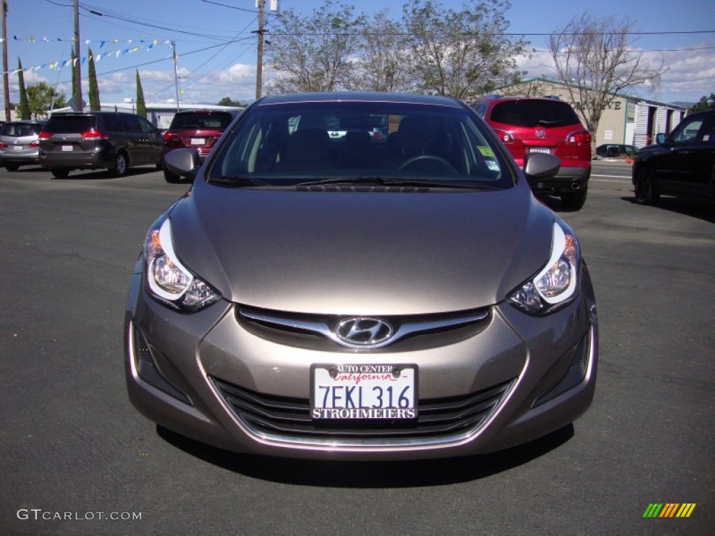 2014 Elantra SE Sedan - Bronze / Beige photo #2