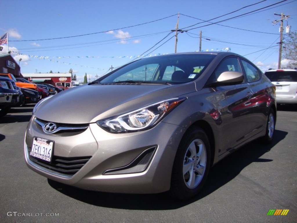 2014 Elantra SE Sedan - Bronze / Beige photo #3