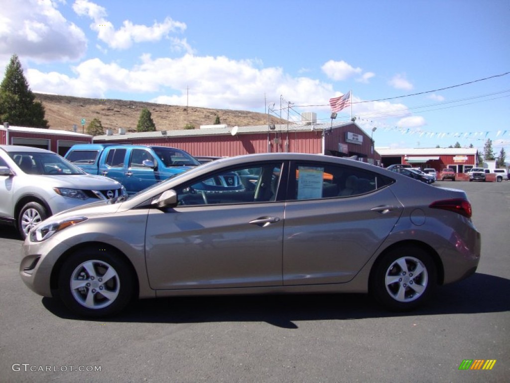 2014 Elantra SE Sedan - Bronze / Beige photo #4