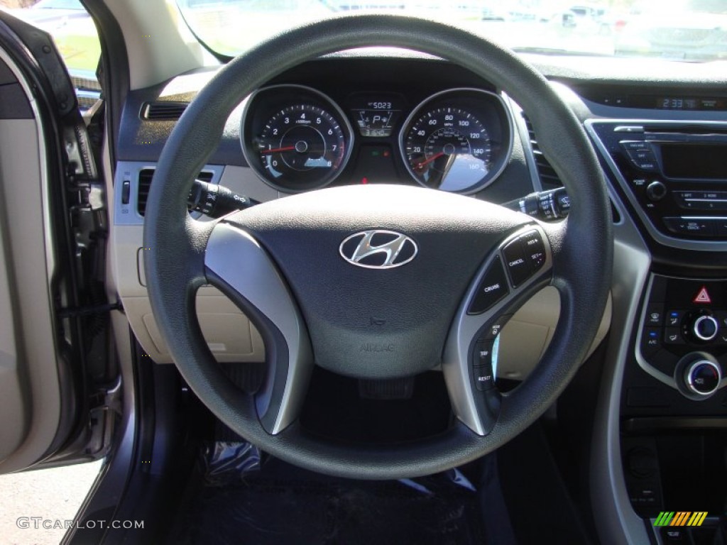 2014 Elantra SE Sedan - Bronze / Beige photo #13