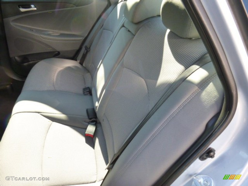 2014 Sonata GLS - Iridescent Silver Blue Pearl / Gray photo #16