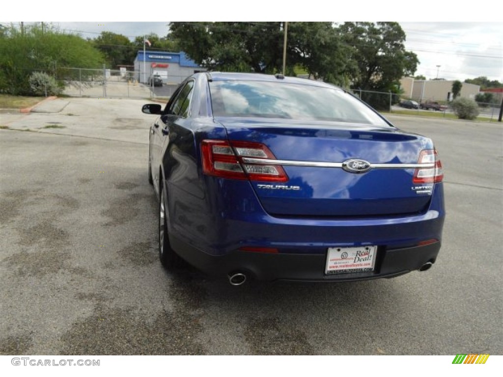 2015 Taurus Limited - Deep Impact Blue Metallic / Charcoal Black photo #8