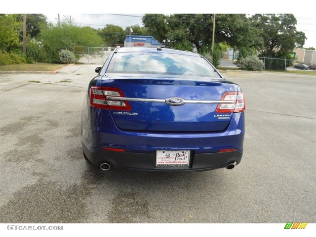 2015 Taurus Limited - Deep Impact Blue Metallic / Charcoal Black photo #9