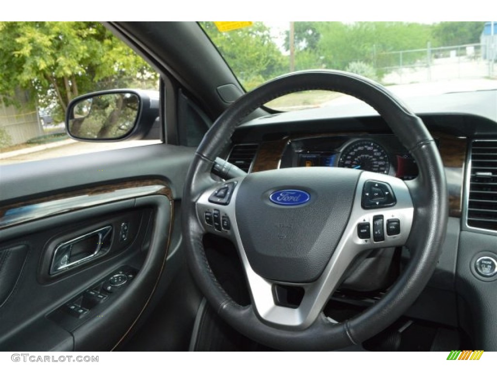 2015 Taurus Limited - Deep Impact Blue Metallic / Charcoal Black photo #13