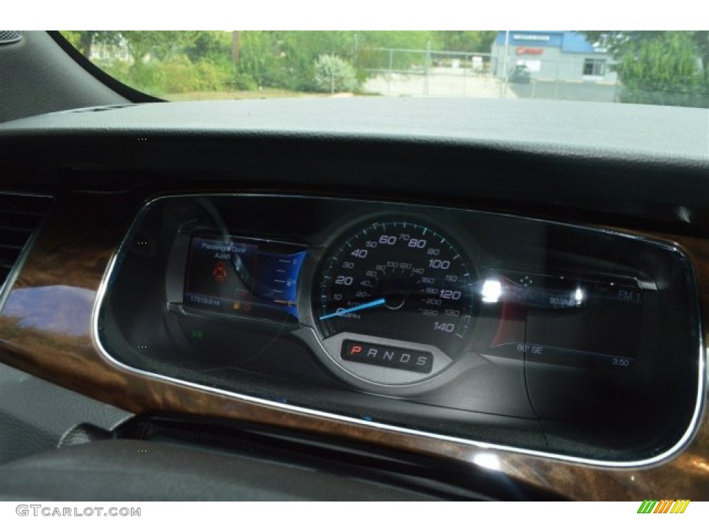 2015 Taurus Limited - Deep Impact Blue Metallic / Charcoal Black photo #21