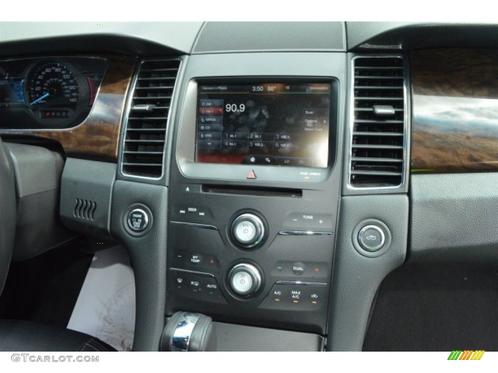 2015 Taurus Limited - Deep Impact Blue Metallic / Charcoal Black photo #22