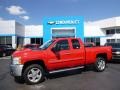 Victory Red 2013 Chevrolet Silverado 2500HD LT Extended Cab 4x4