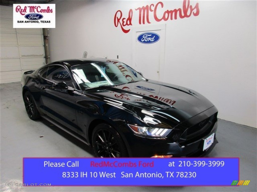 2016 Mustang GT Premium Coupe - Shadow Black / Ebony photo #1