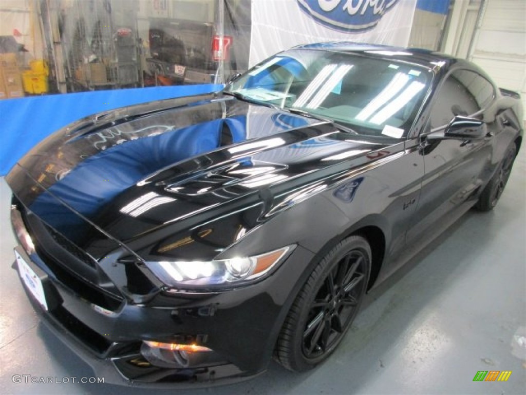 2016 Mustang GT Premium Coupe - Shadow Black / Ebony photo #3