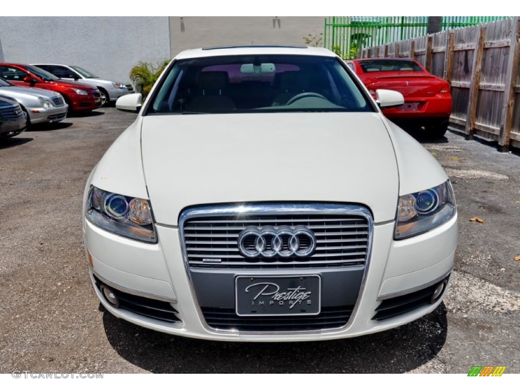 2005 A6 3.2 quattro Sedan - Arctic White / Platinum photo #4