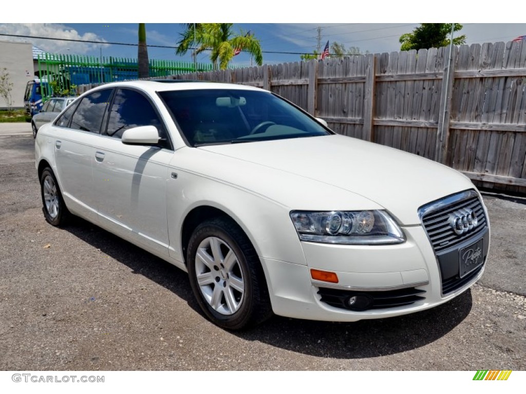 2005 A6 3.2 quattro Sedan - Arctic White / Platinum photo #5