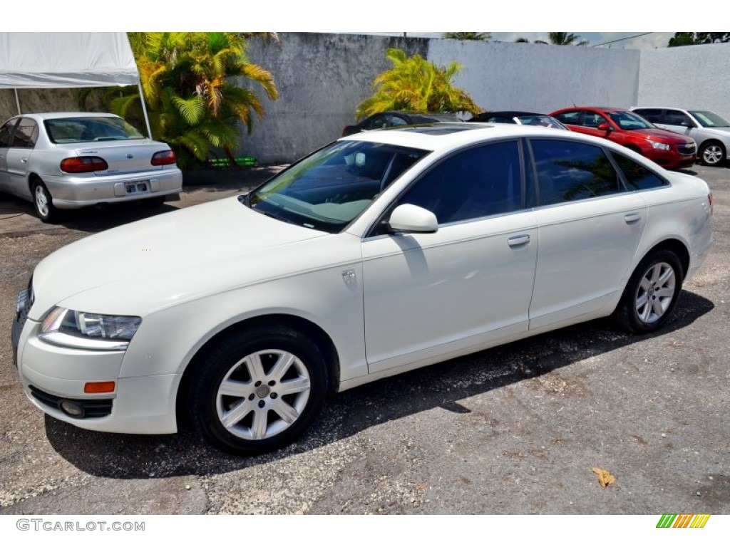 2005 A6 3.2 quattro Sedan - Arctic White / Platinum photo #16