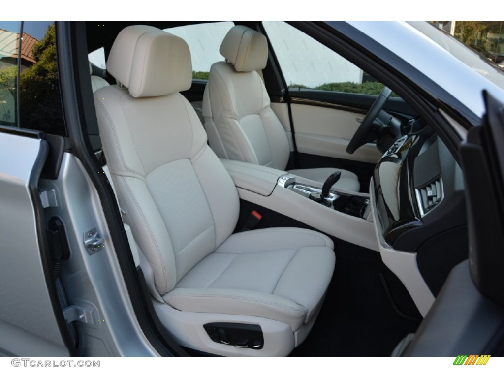 Ivory White/Black Interior 2015 BMW 5 Series 535i xDrive Gran Turismo Photo #107238935