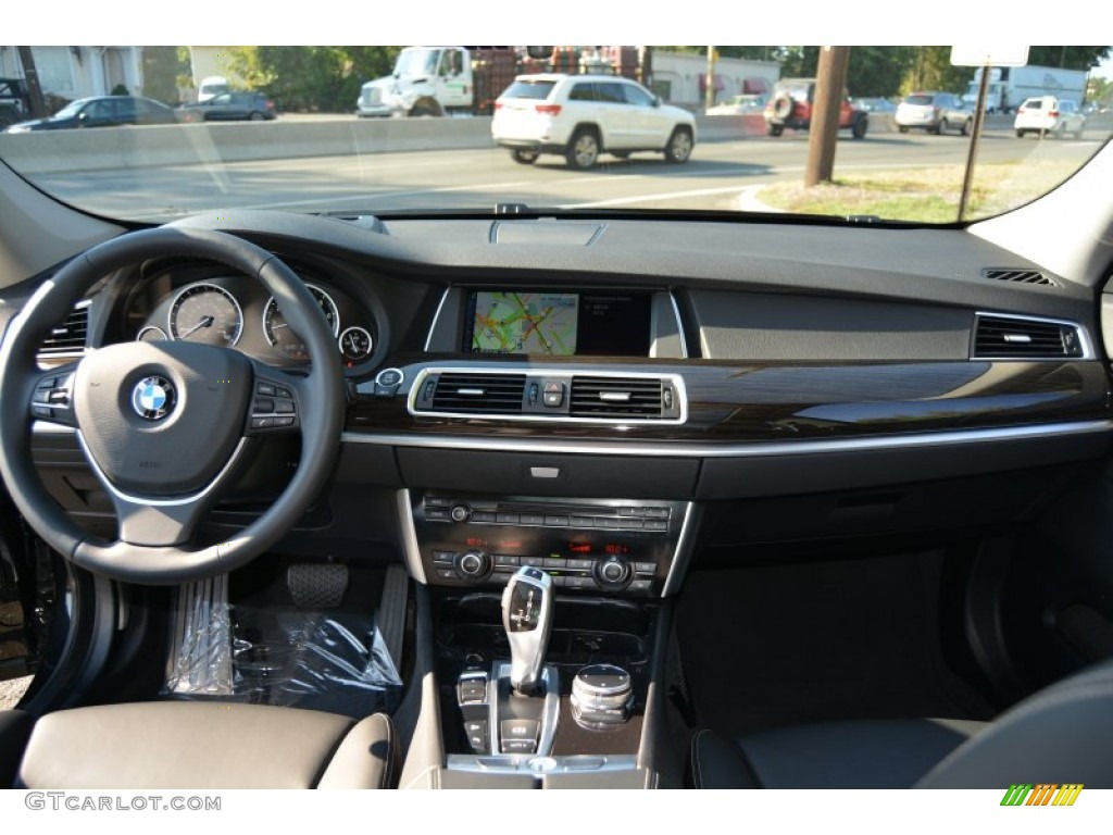 2015 BMW 5 Series 535i xDrive Gran Turismo Black Dashboard Photo #107239424