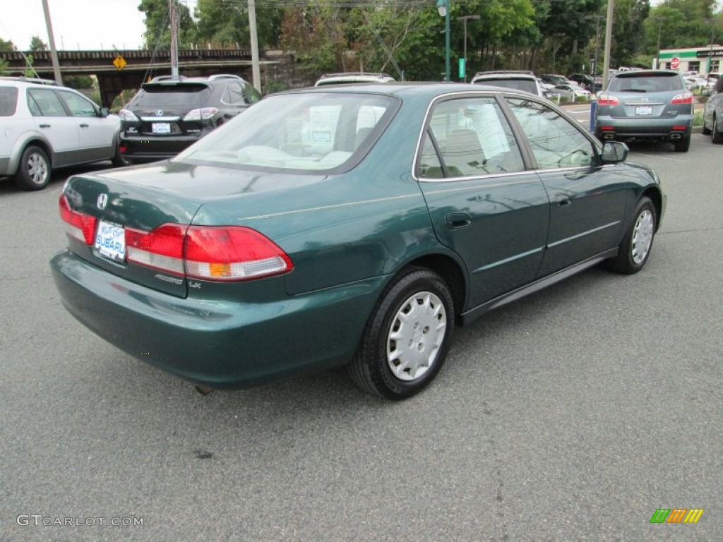 2002 Accord LX Sedan - Noble Green Pearl / Ivory photo #6