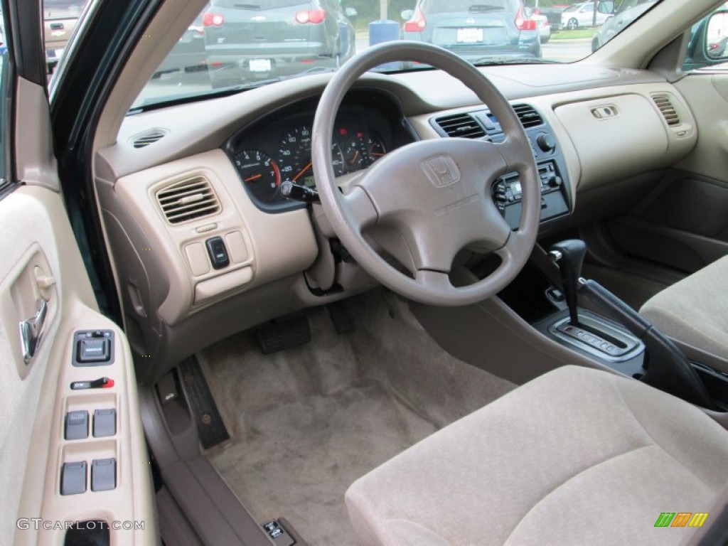 Ivory Interior 2002 Honda Accord LX Sedan Photo #107239721