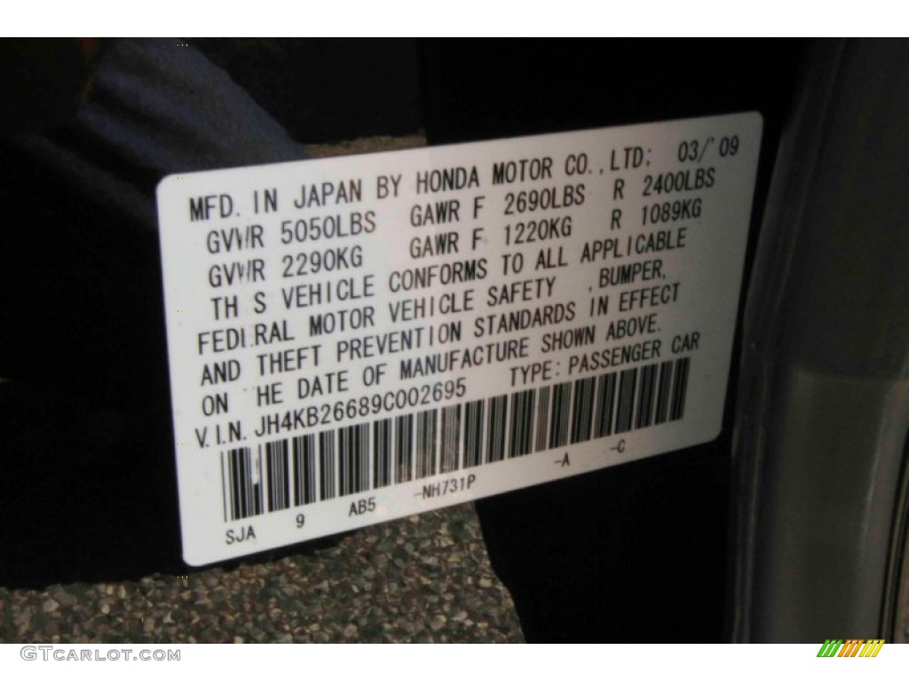 2009 RL 3.7 AWD Sedan - Crystal Black Pearl / Parchment photo #25