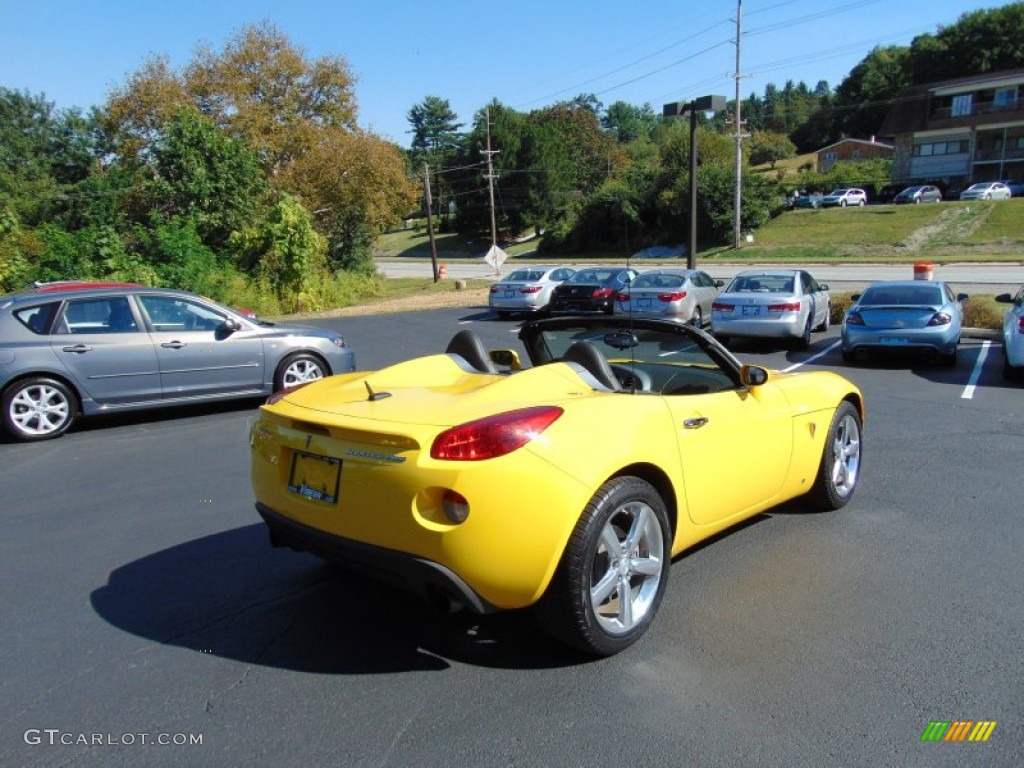 2009 Solstice GXP Roadster - Mean Yellow / Ebony photo #3