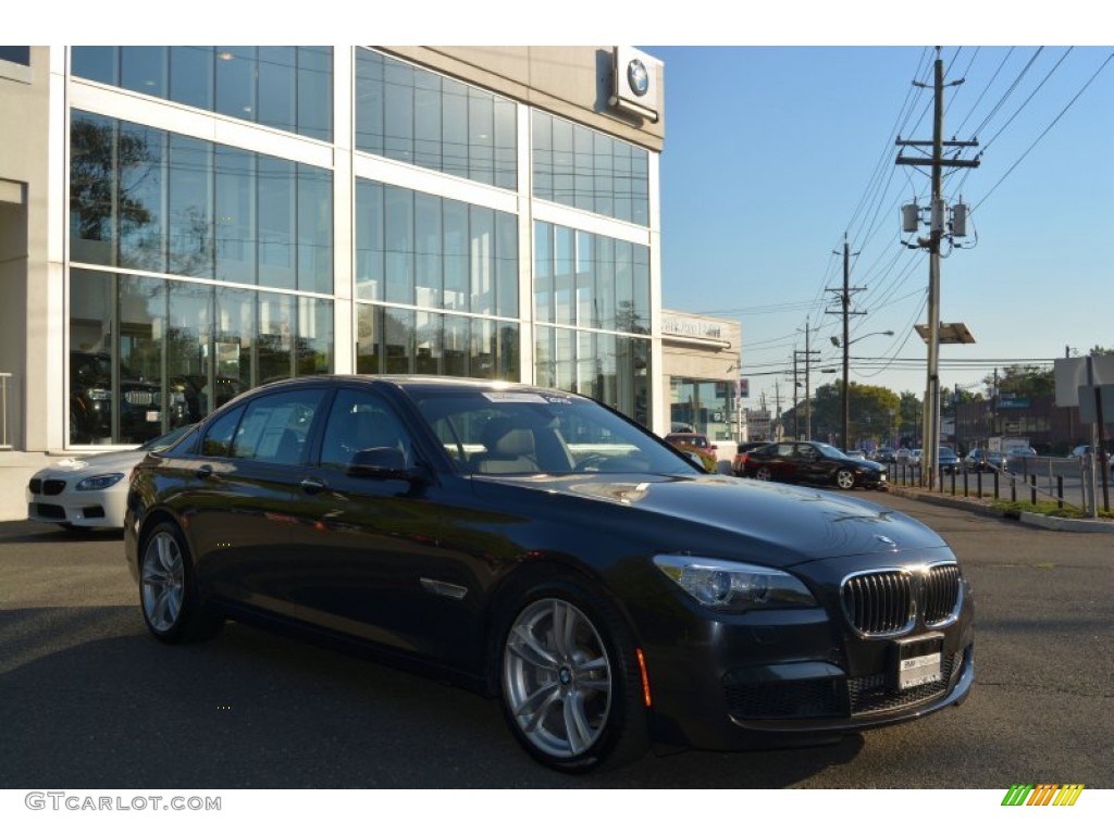 2015 7 Series 740Ld xDrive Sedan - Dark Graphite Metallic / Black photo #1