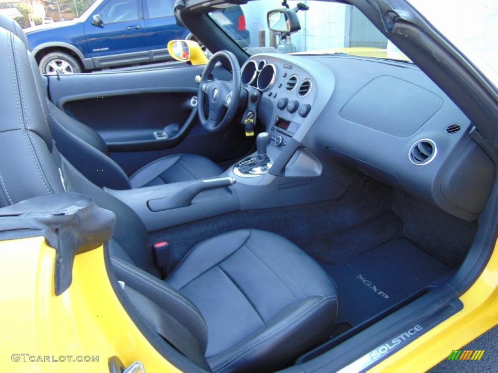 Ebony Interior 2009 Pontiac Solstice Gxp Roadster Photo