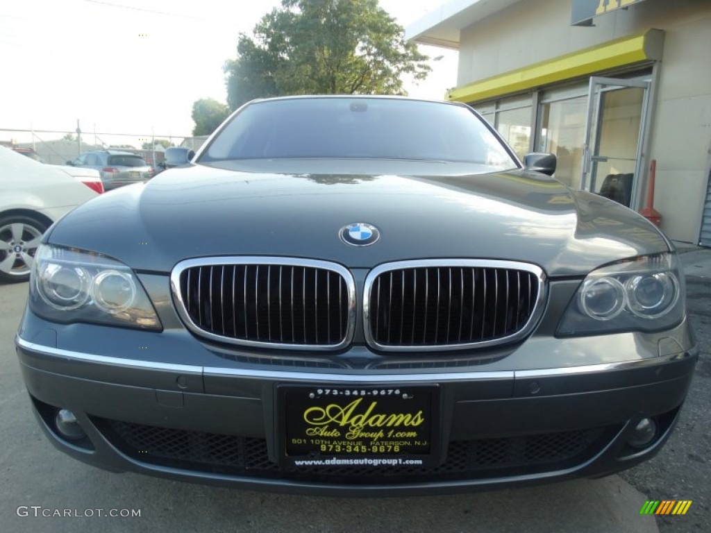 2008 7 Series 750Li Sedan - Moonstone Metallic / Black photo #2