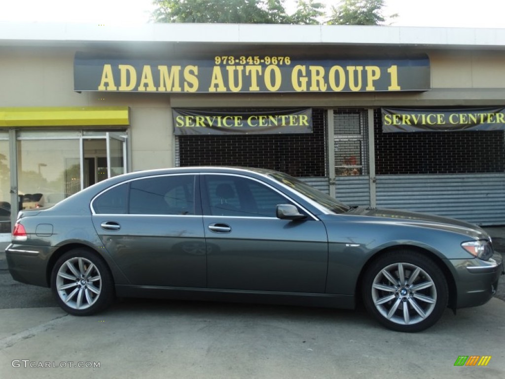 2008 7 Series 750Li Sedan - Moonstone Metallic / Black photo #4