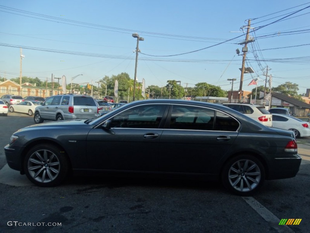 2008 7 Series 750Li Sedan - Moonstone Metallic / Black photo #8