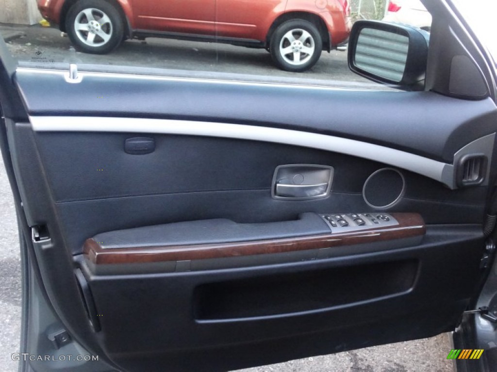2008 7 Series 750Li Sedan - Moonstone Metallic / Black photo #9
