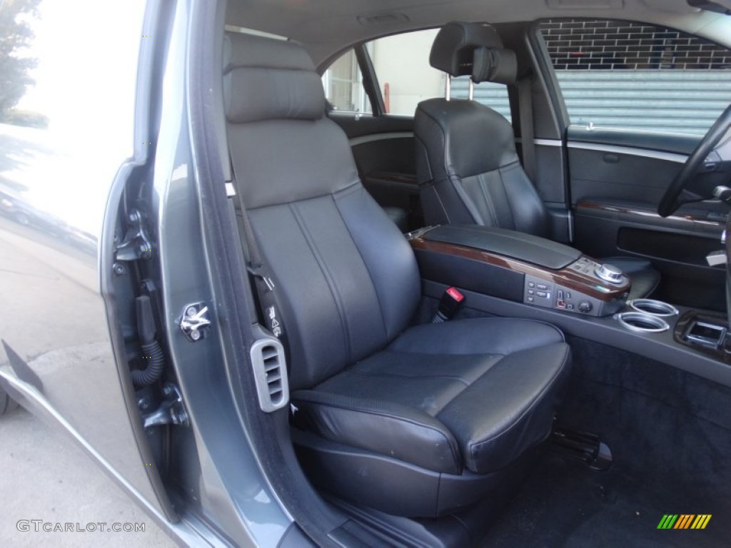 2008 7 Series 750Li Sedan - Moonstone Metallic / Black photo #22