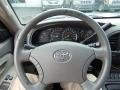 2006 Toyota Sequoia Taupe Interior Steering Wheel Photo