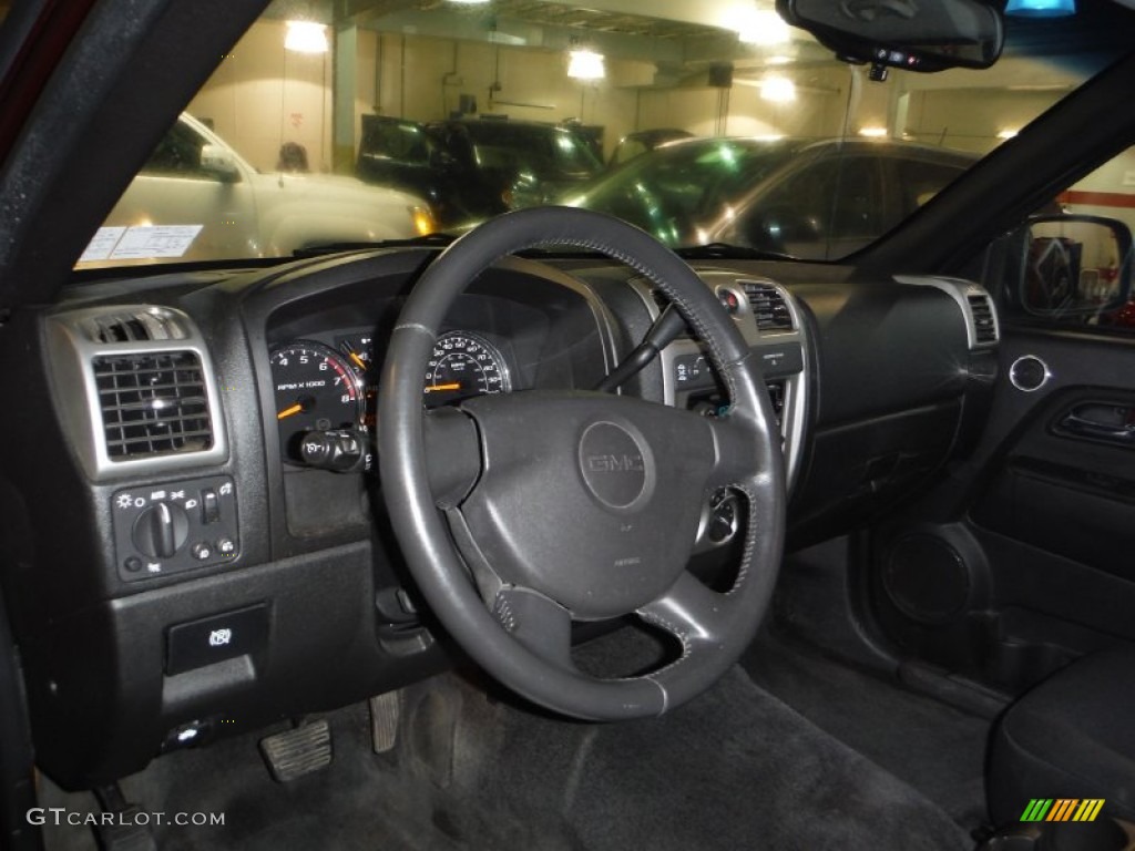 2008 Canyon SLE Crew Cab 4x4 - Sonoma Red Metallic / Ebony photo #13