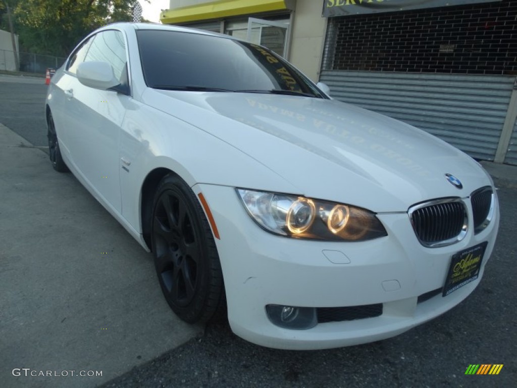 2010 3 Series 335i xDrive Coupe - Alpine White / Cream Beige photo #3