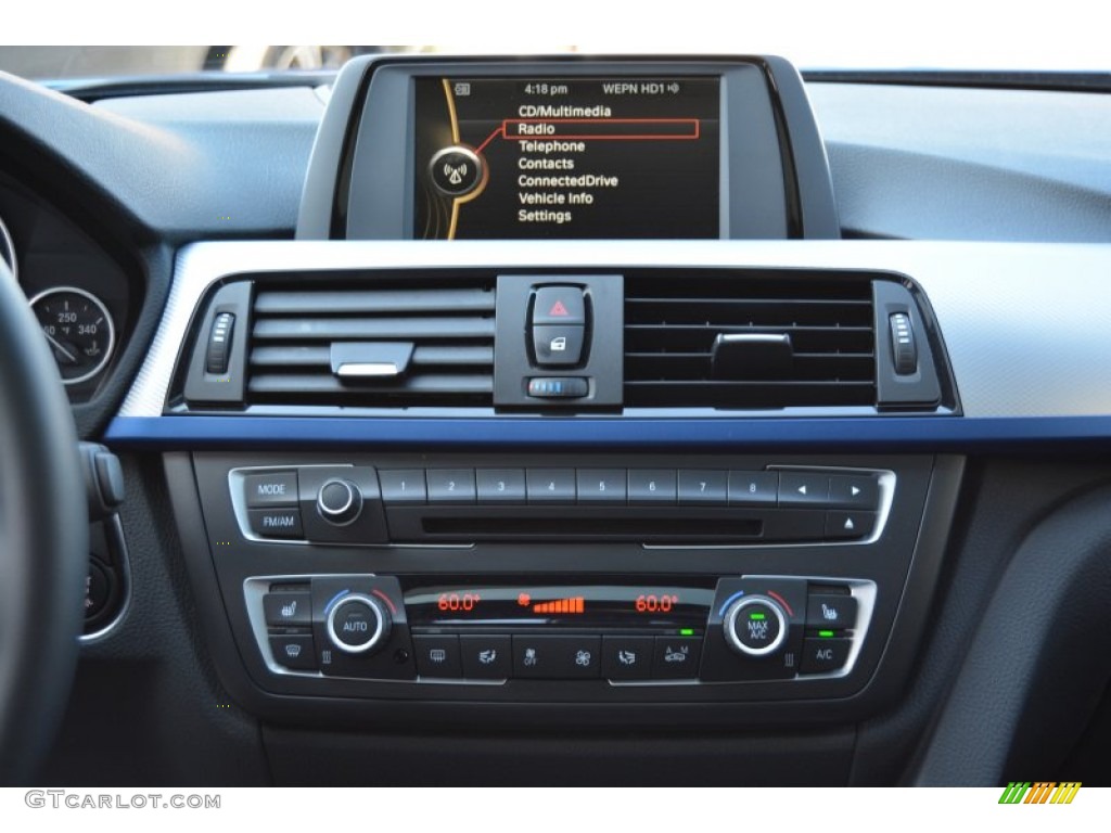 2013 3 Series 335i xDrive Sedan - Estoril Blue / Black photo #16