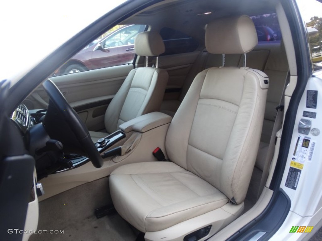 2010 3 Series 335i xDrive Coupe - Alpine White / Cream Beige photo #10