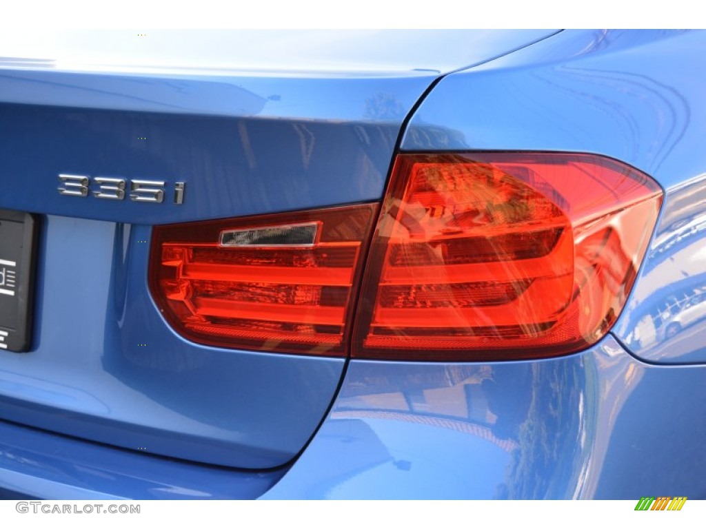 2013 3 Series 335i xDrive Sedan - Estoril Blue / Black photo #23