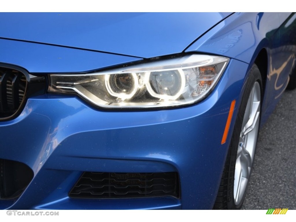 2013 3 Series 335i xDrive Sedan - Estoril Blue / Black photo #32