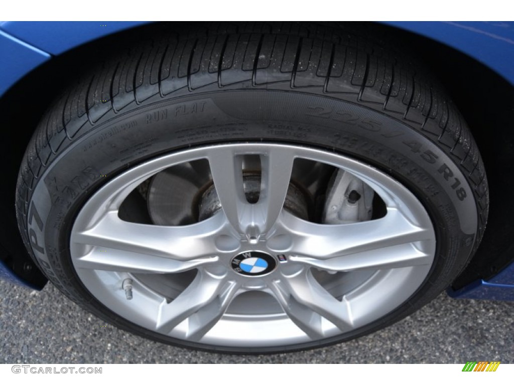 2013 3 Series 335i xDrive Sedan - Estoril Blue / Black photo #34