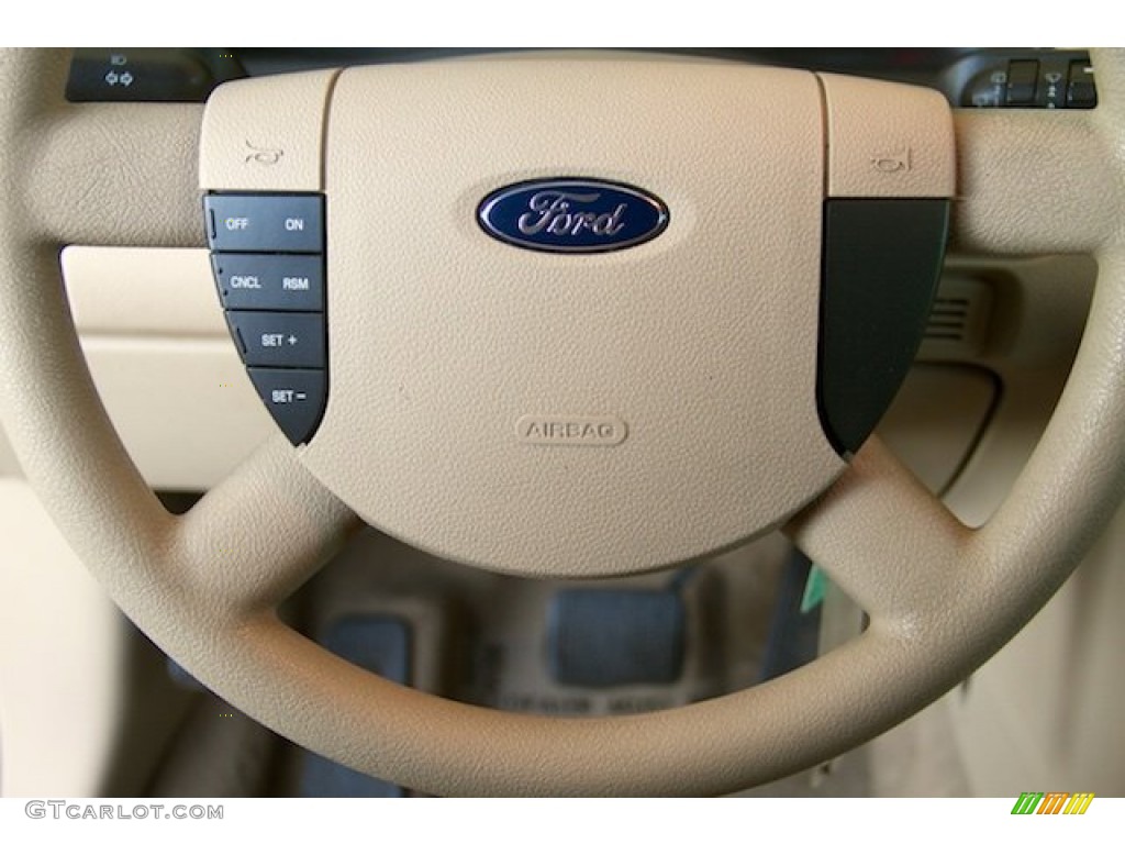 2005 Ford Freestyle SE AWD Pebble Steering Wheel Photo #107243855