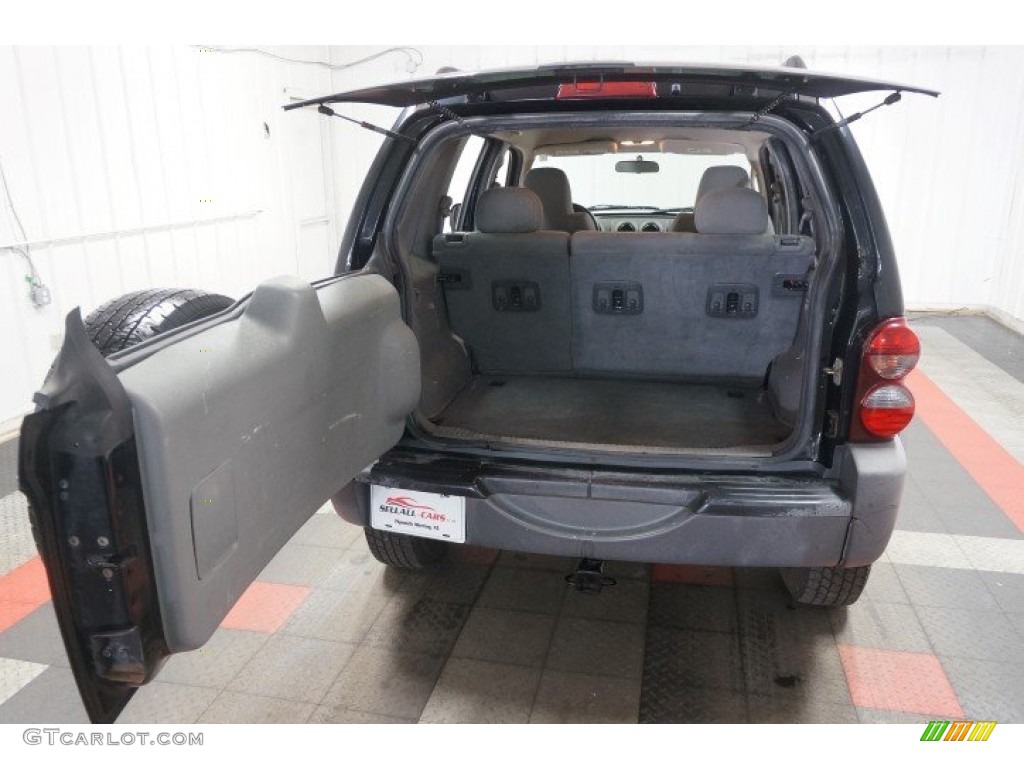 2005 Liberty Sport 4x4 - Black Clearcoat / Medium Slate Gray photo #19