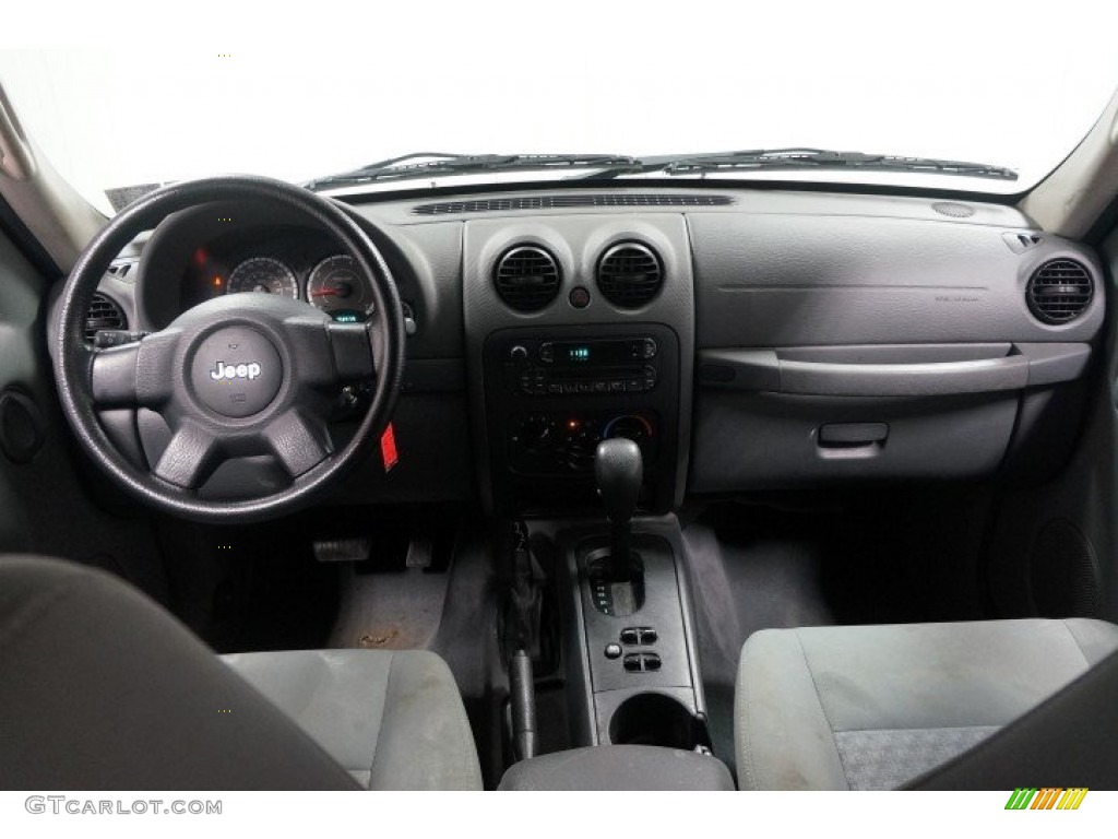 2005 Liberty Sport 4x4 - Black Clearcoat / Medium Slate Gray photo #21