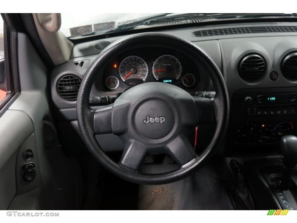 2005 Liberty Sport 4x4 - Black Clearcoat / Medium Slate Gray photo #22