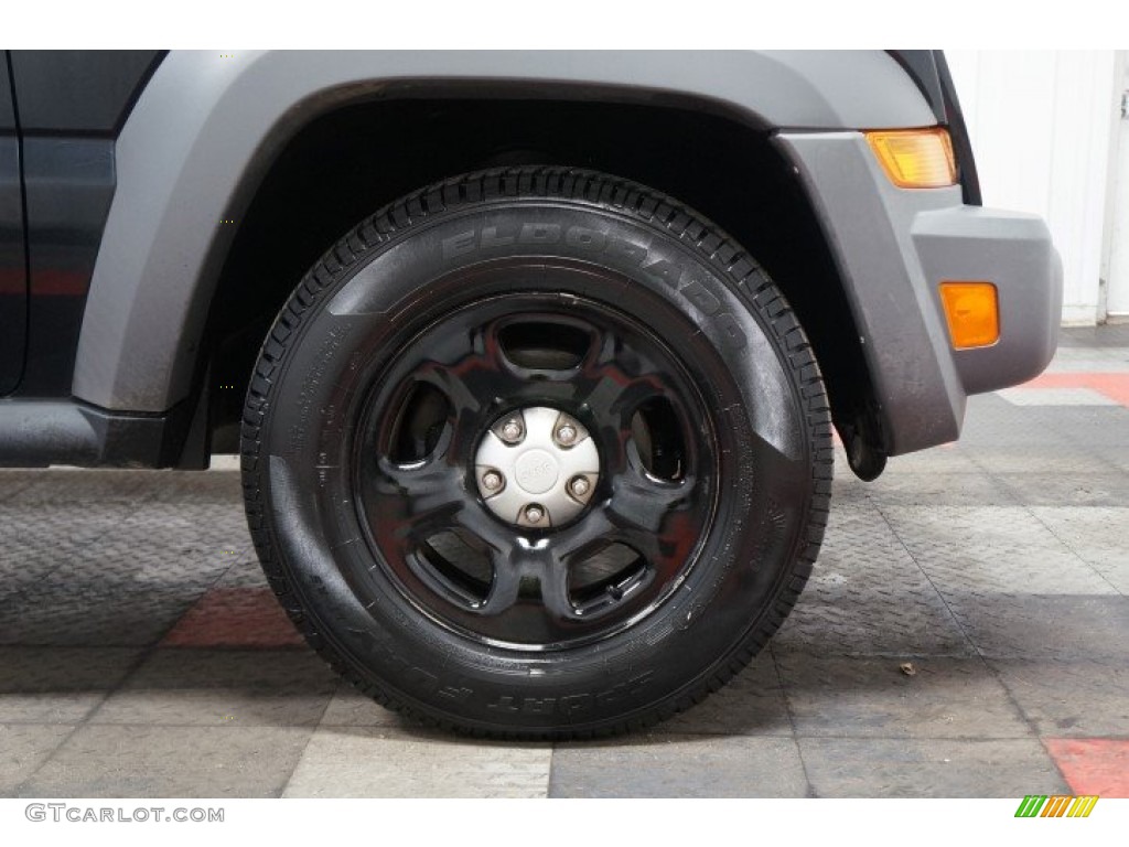 2005 Liberty Sport 4x4 - Black Clearcoat / Medium Slate Gray photo #38
