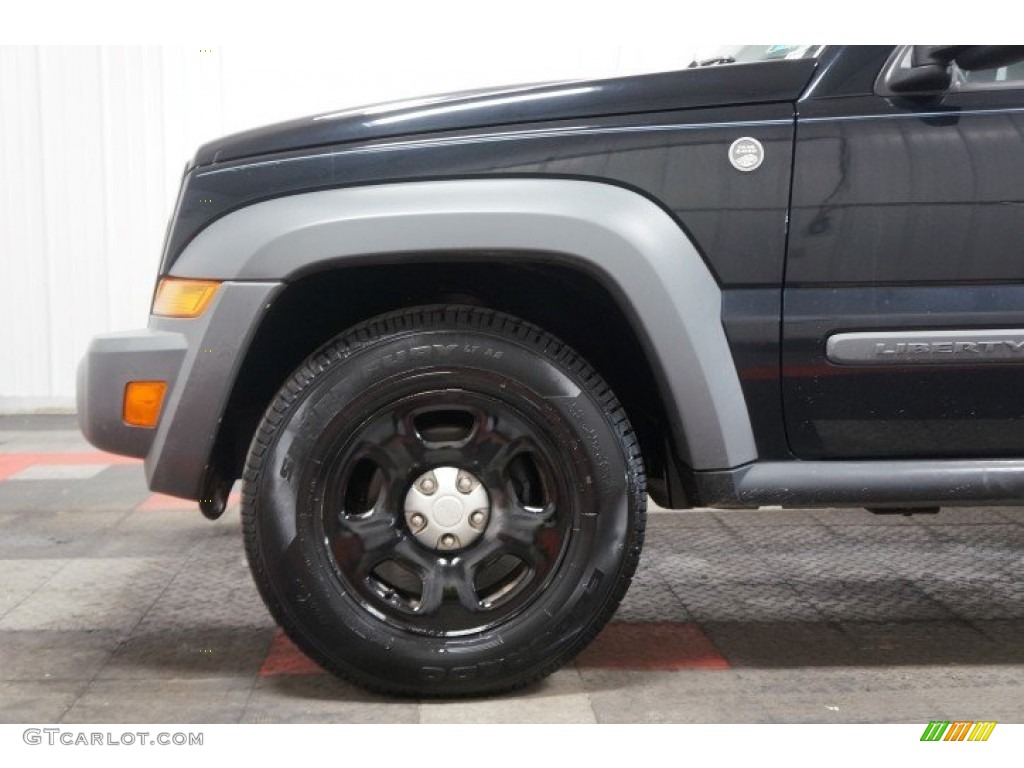 2005 Liberty Sport 4x4 - Black Clearcoat / Medium Slate Gray photo #58