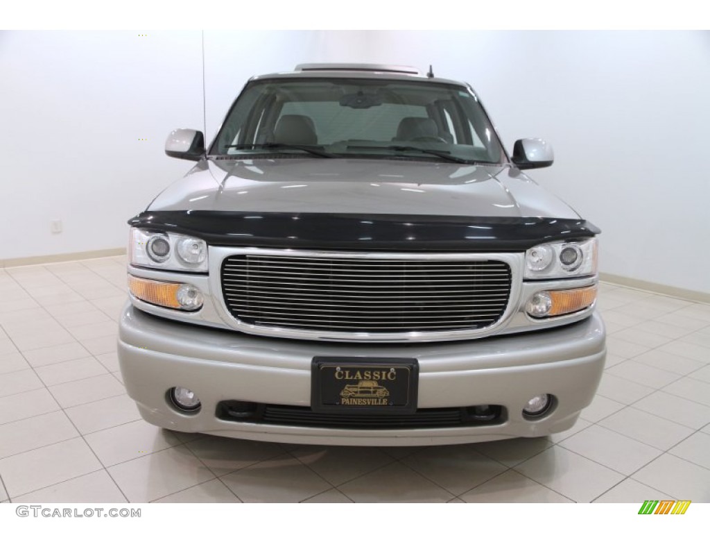 2006 Sierra 1500 Denali Crew Cab 4WD - Silver Birch Metallic / Stone Gray leather photo #2