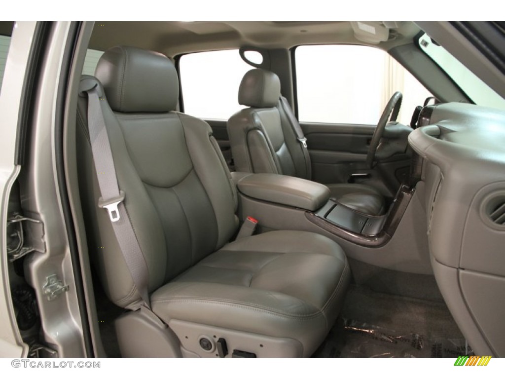2006 Sierra 1500 Denali Crew Cab 4WD - Silver Birch Metallic / Stone Gray leather photo #11
