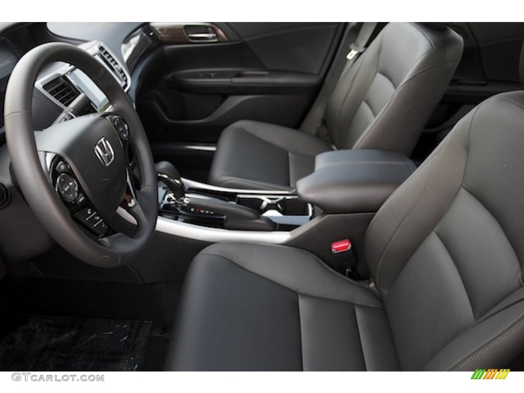 Black Interior 2016 Honda Accord EX-L Sedan Photo #107249282