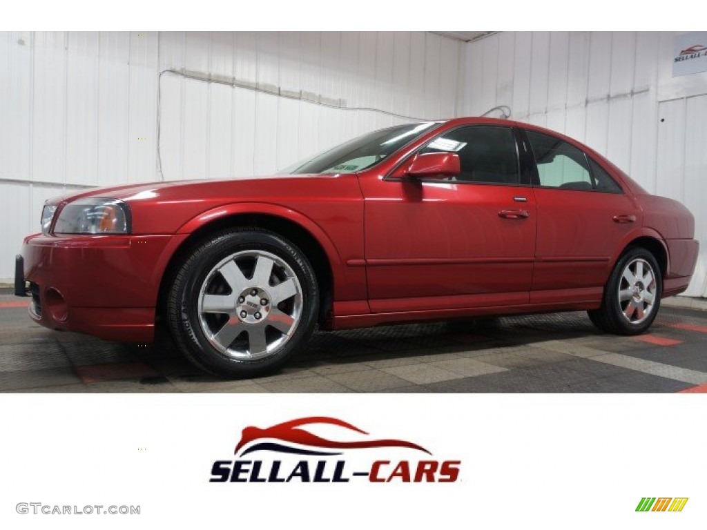 Vivid Red Clearcoat Lincoln LS