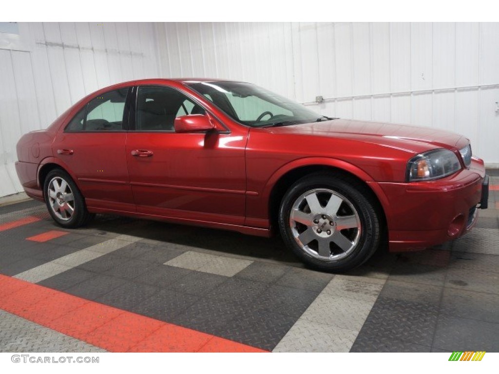 Vivid Red Clearcoat 2004 Lincoln LS V8 Exterior Photo #107249555