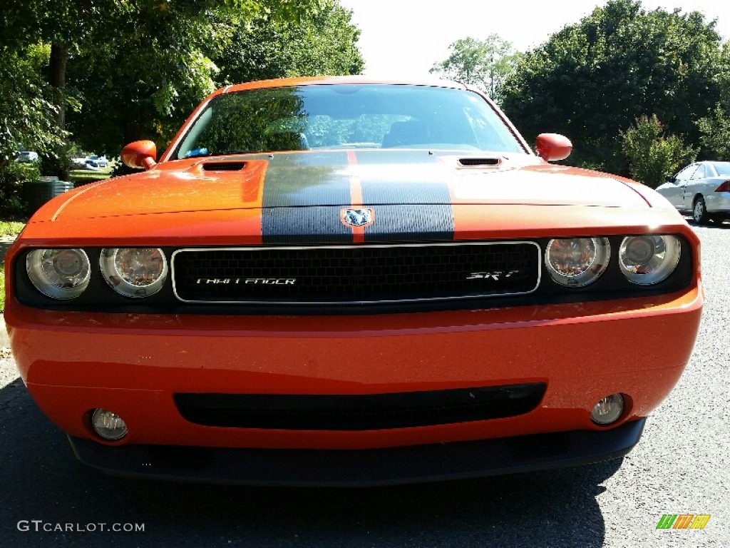 2008 Challenger SRT8 - HEMI Orange / Dark Slate Gray photo #2